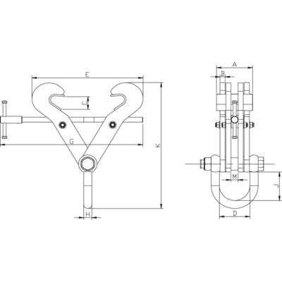 Spindelträgerklemme REMA RMBC