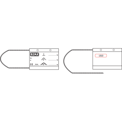 REMA aluminium TAG
