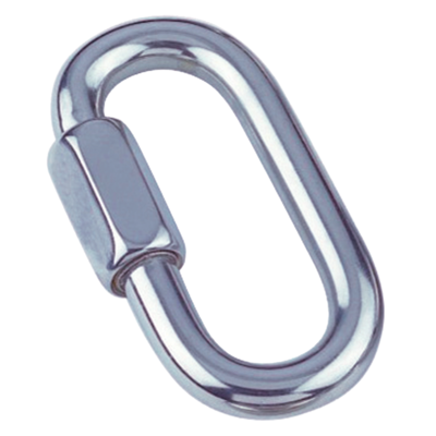 Stainless steel oval carabiner
