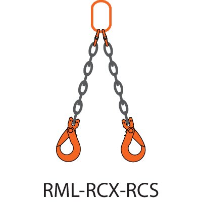 Chain sling assy 2-leg REMA-10-RML-RCS