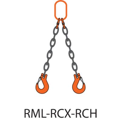 Chain sling assy 2-leg REMA-10-RML-RCH