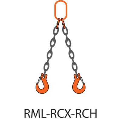Élingue chaîne à 2 brins-RML-RCH