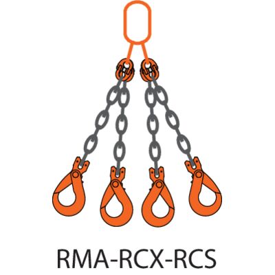 Ketting 4-sprong REMA-10-RMA-RCS