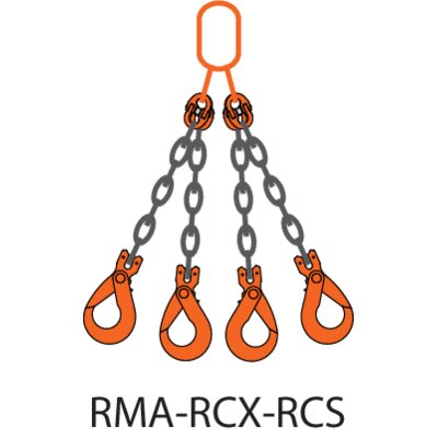 Chain sling assy 4-leg REMA-10-RMA-RCS