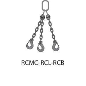 RVS Ketting 3-sprong RCMC-RCL-RCB