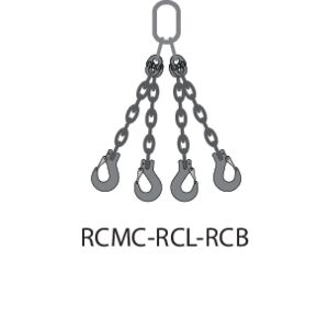 RVS Ketting 4-sprong RCMC-RCL-RCB