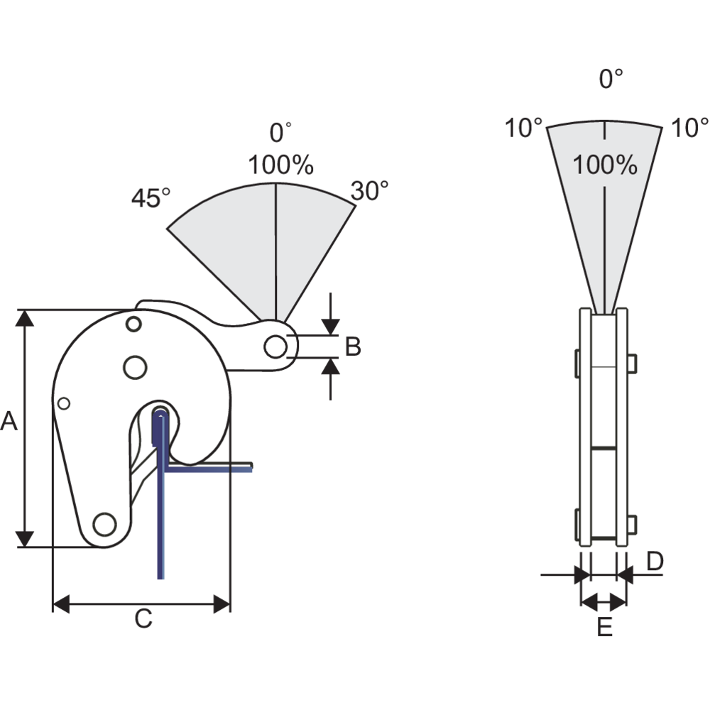 Barrel clamp CVA 
