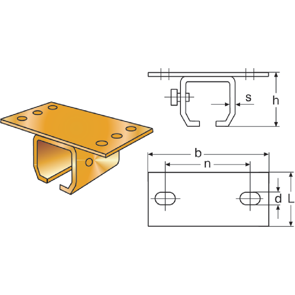 Fixation plafond