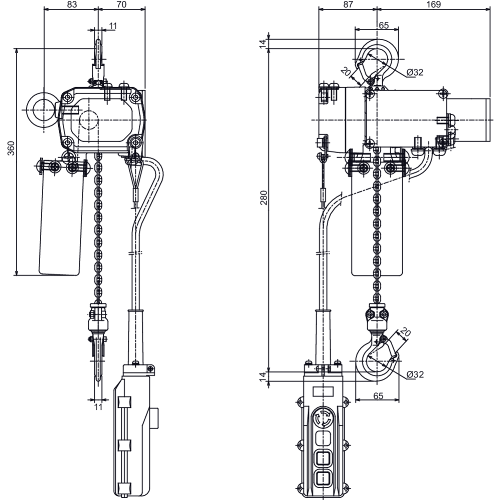 BETA electric chain hoist