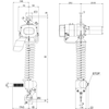 Elektrokettenzug Alpha ALHVDH 230 V 