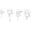 Palan électrique à chaîne type LK-13 400V/24V