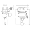 Palan électrique à chaîne type LK-13 400V/24V