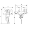 S20G takel/mechanische loopkat combinatie