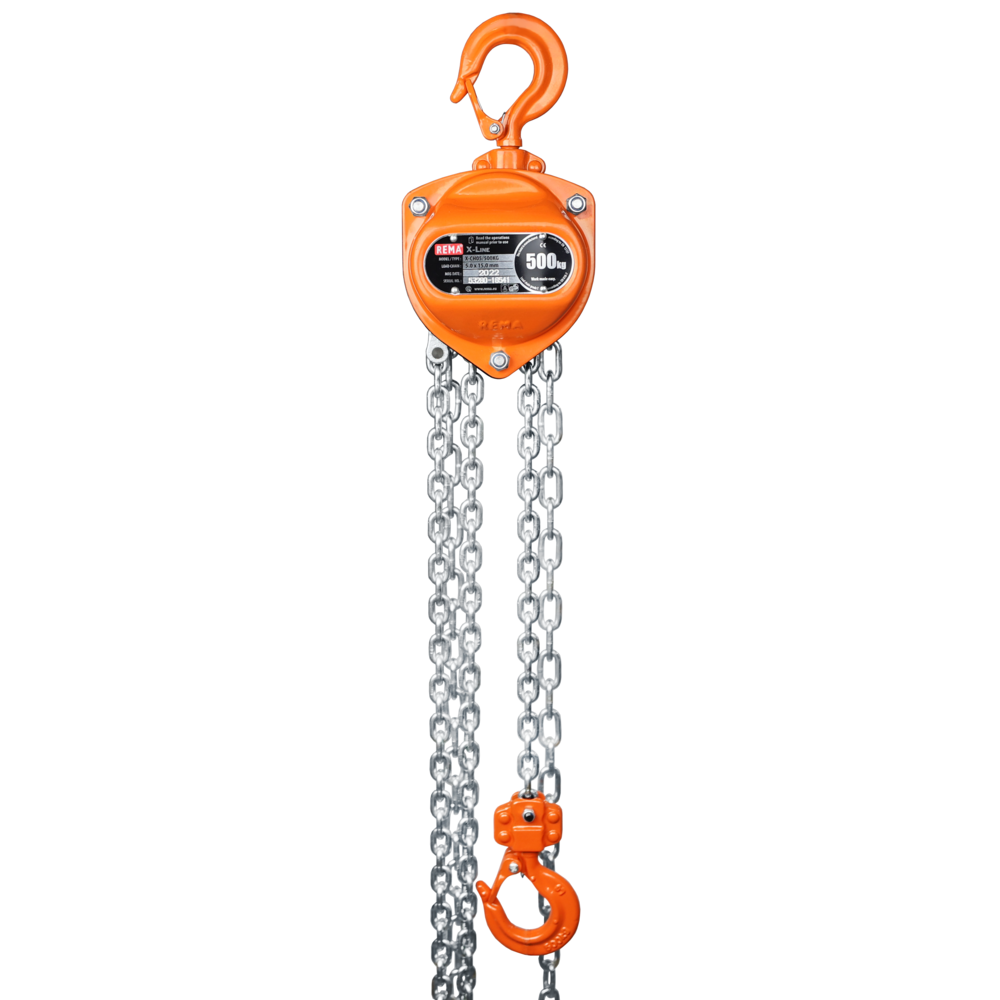 Front view of X-Line manual hoist
