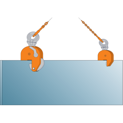 CU universal plate lifting clamps