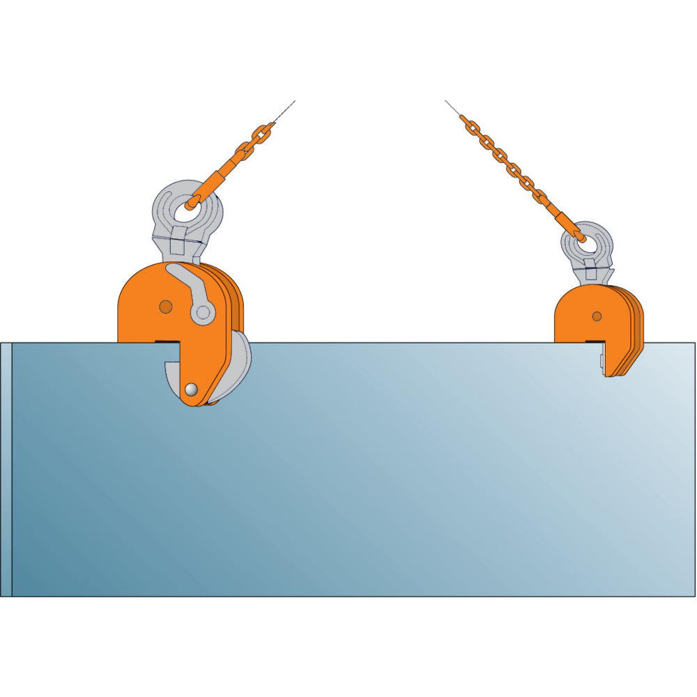 CU universal plate lifting clamps