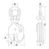 CU-H universal plate lifting clamps for plates till 50RC (485 HB)