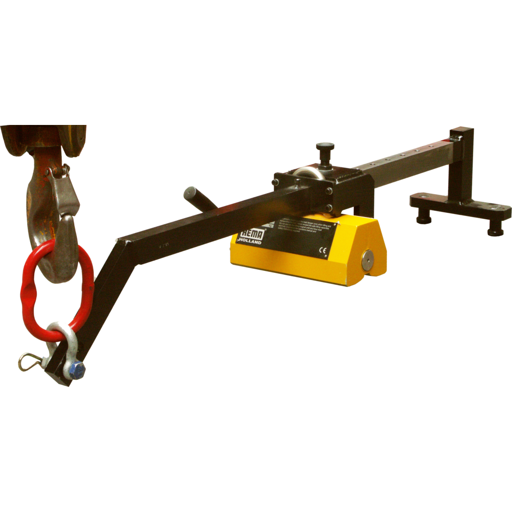 HA lifting arm to lift and turn plates with PFR
