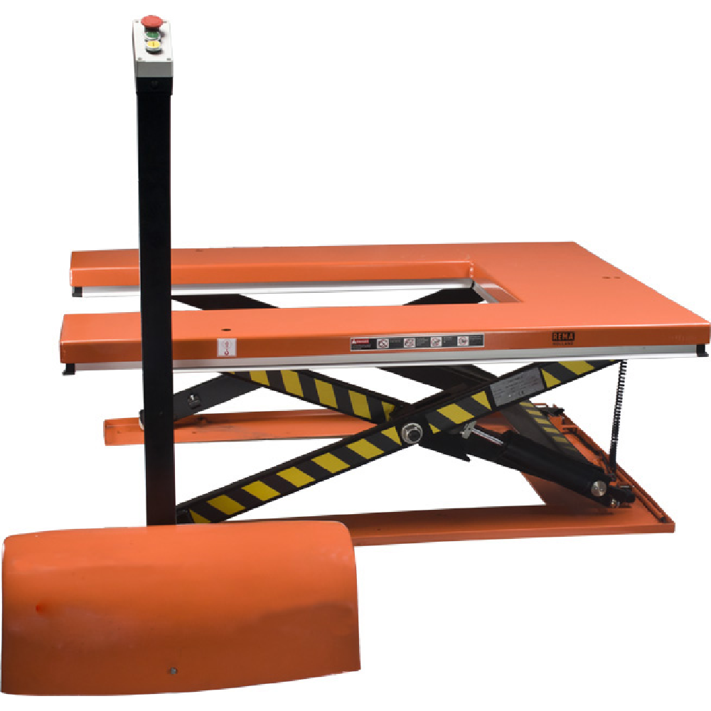 HSU U-Form Hubtisch stationär