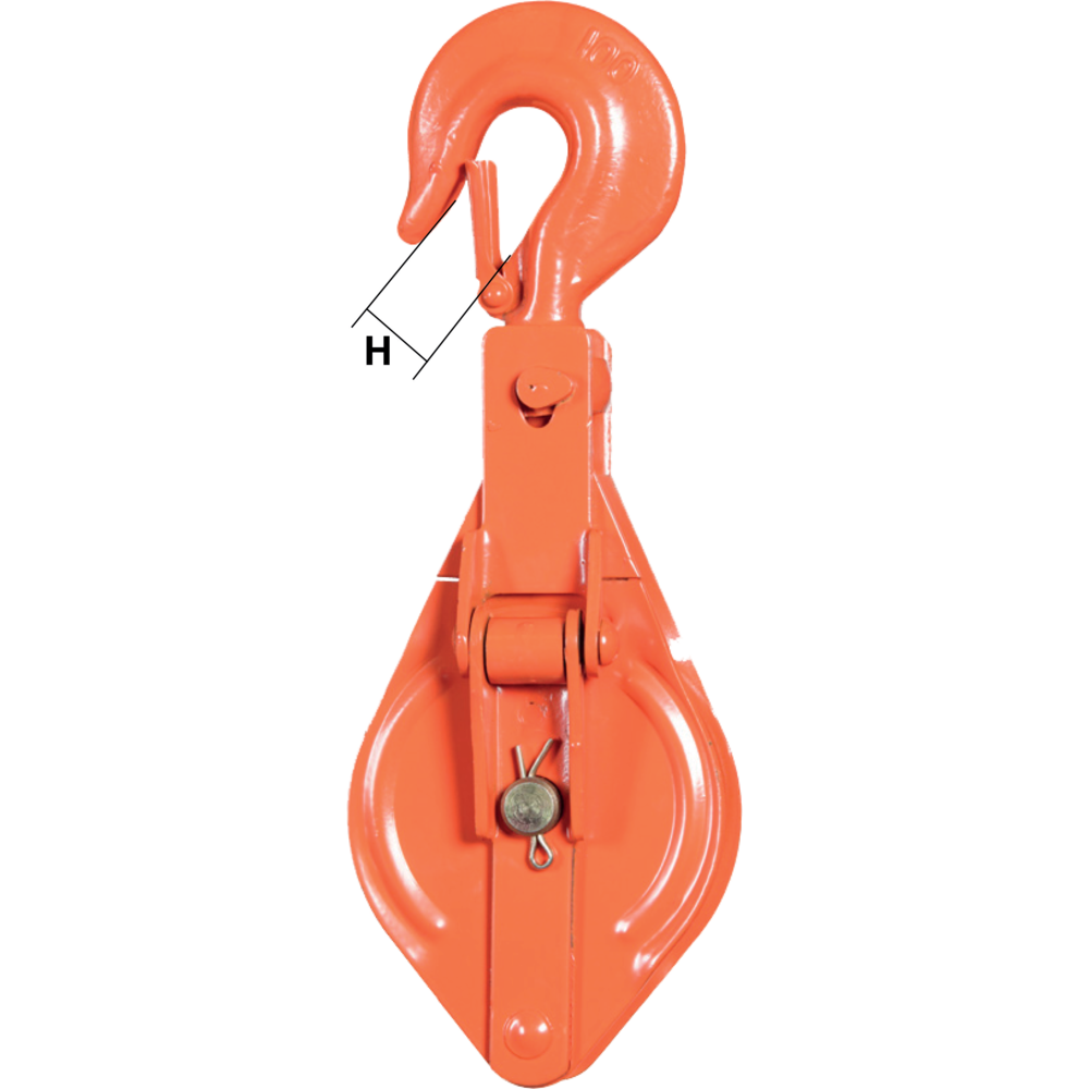 KBH steel wire rope snatch block 