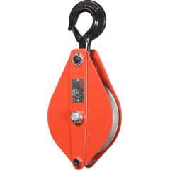 SKW steel wire rope - snatch block with swivel hook