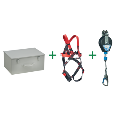 Harness ERGO, HPS-12 fall arrest in steel case