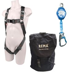 Re-line™ Light harness, HWB mini fall arrester in Re-line backpack