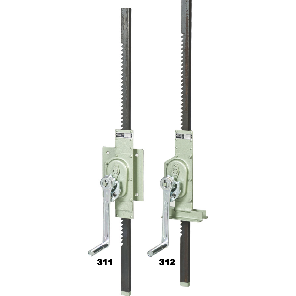 311 and 312 sluice-winding jacks