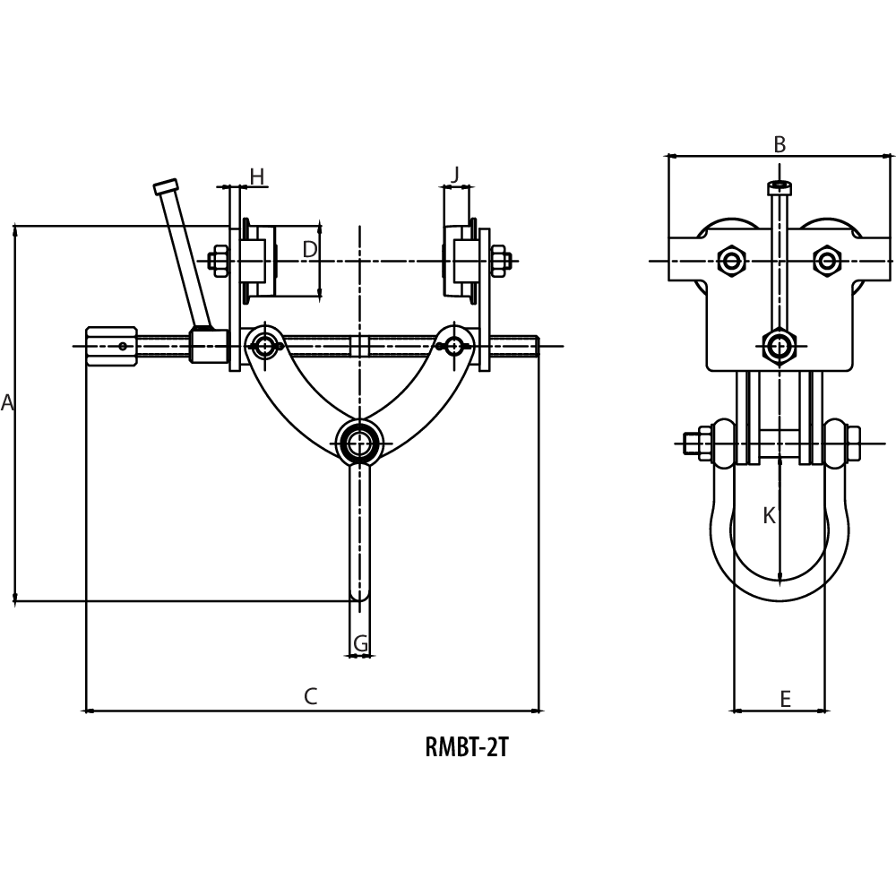 REMA RMBT spindle beam trolley