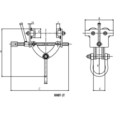 REMA RMBT spindle beam trolley