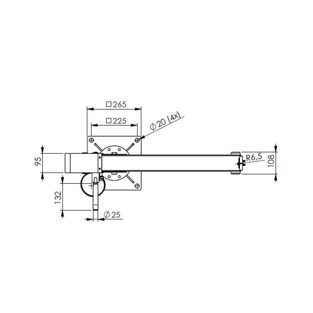 Potence amovible 125 - 500 kg