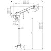 Potence amovible 125 - 500 kg