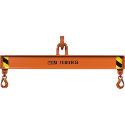 Hoist traverse beam REMA , with 2 fixed hooks.