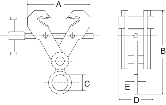 CSV Spindle Beam Clamps | REMA