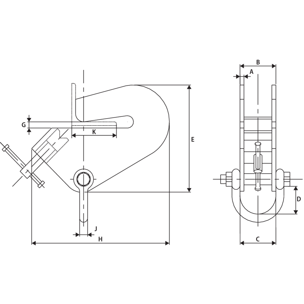 RMAC Beam Clamp - Adjustable and Quick Assembly | REMA