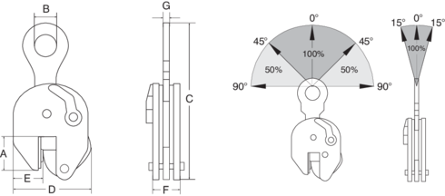 CS vertical plate lifting clamps | REMA