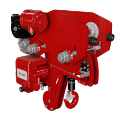 TCR lage inbouwhoogte pneumatische takel (500 - 2.000 kg)